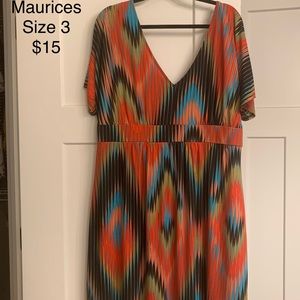 Multicolored dress from Maurices